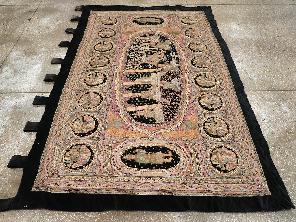 Vintage Burma Tapestry, No.24507 - Galerie Shabab