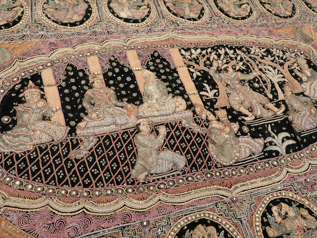 Vintage Burma Tapestry, No.24507 - Galerie Shabab