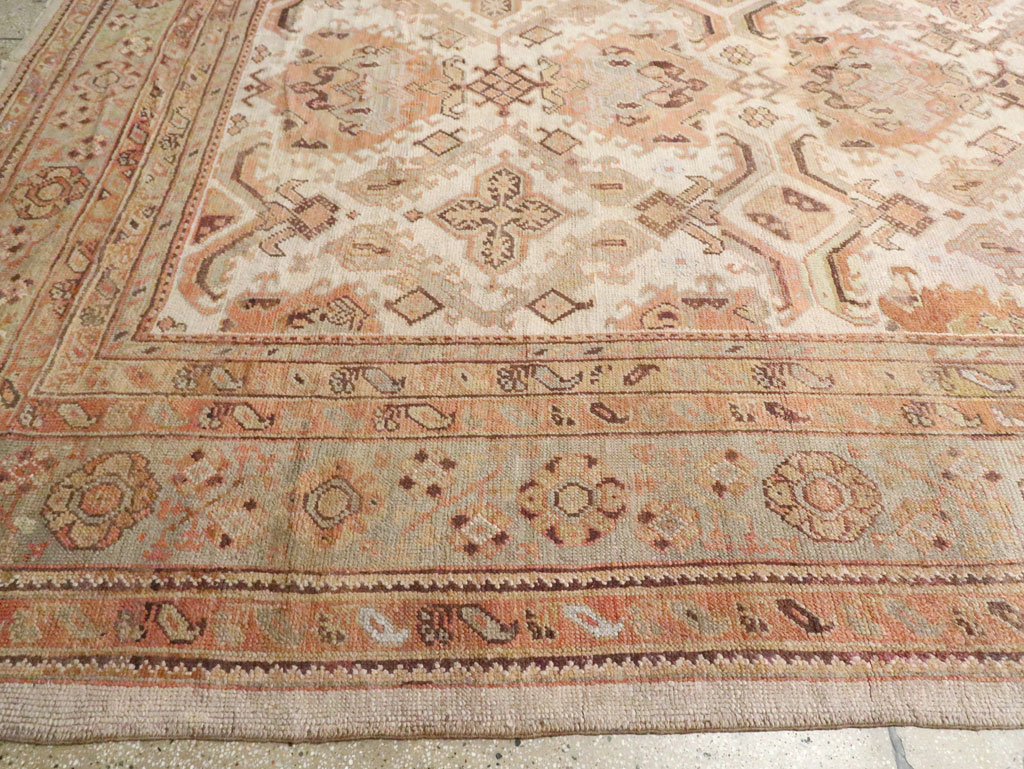 Antique Turkish Oushak Carpet, No.24509 - Galerie Shabab