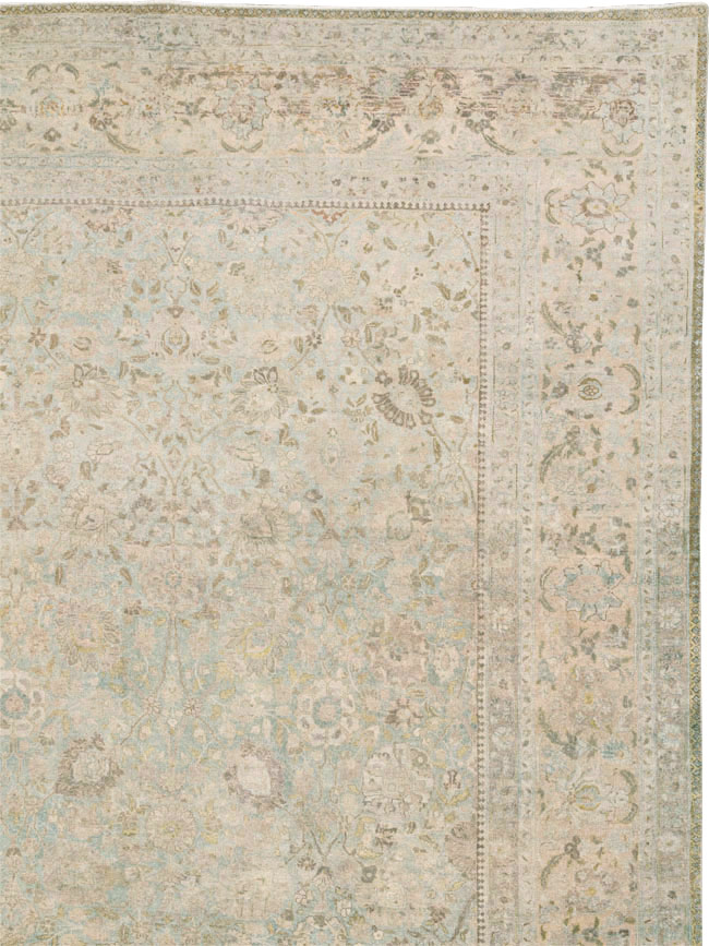 Antique Persian Tabriz Carpet, No.24516 - Galerie Shabab