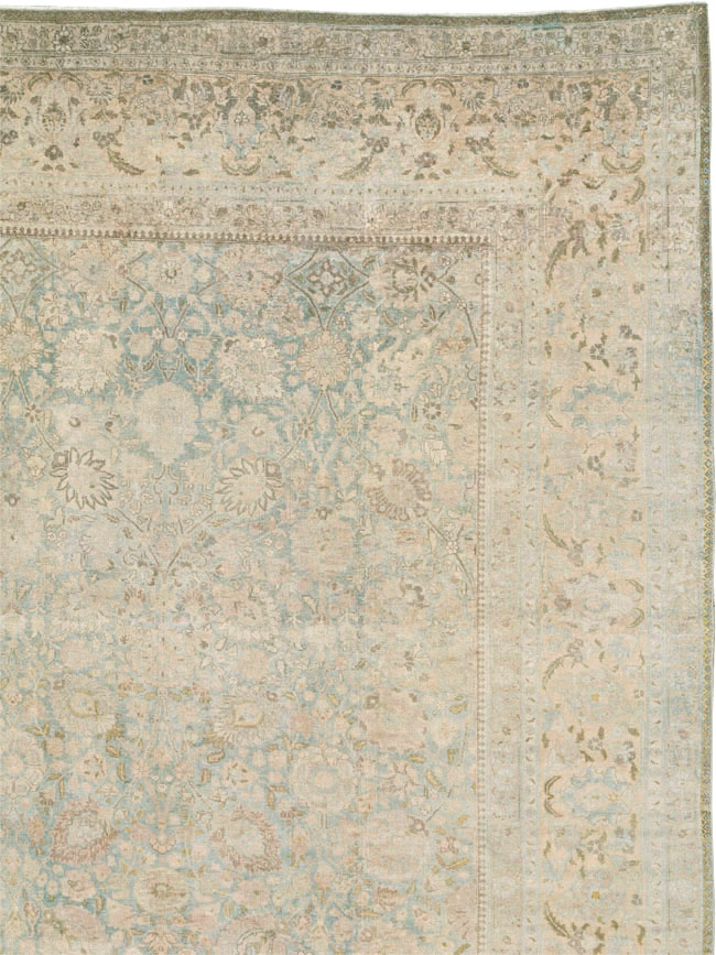 Antique Persian Tabriz Carpet, No.24516 - Galerie Shabab