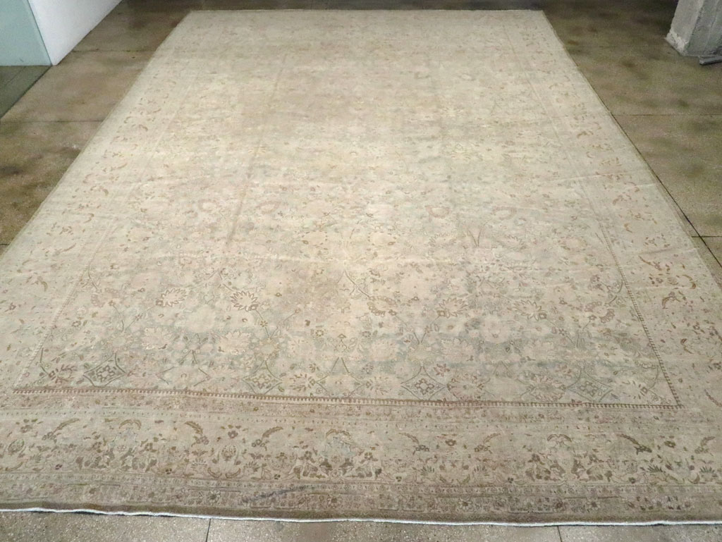 Antique Persian Tabriz Carpet, No.24516 - Galerie Shabab