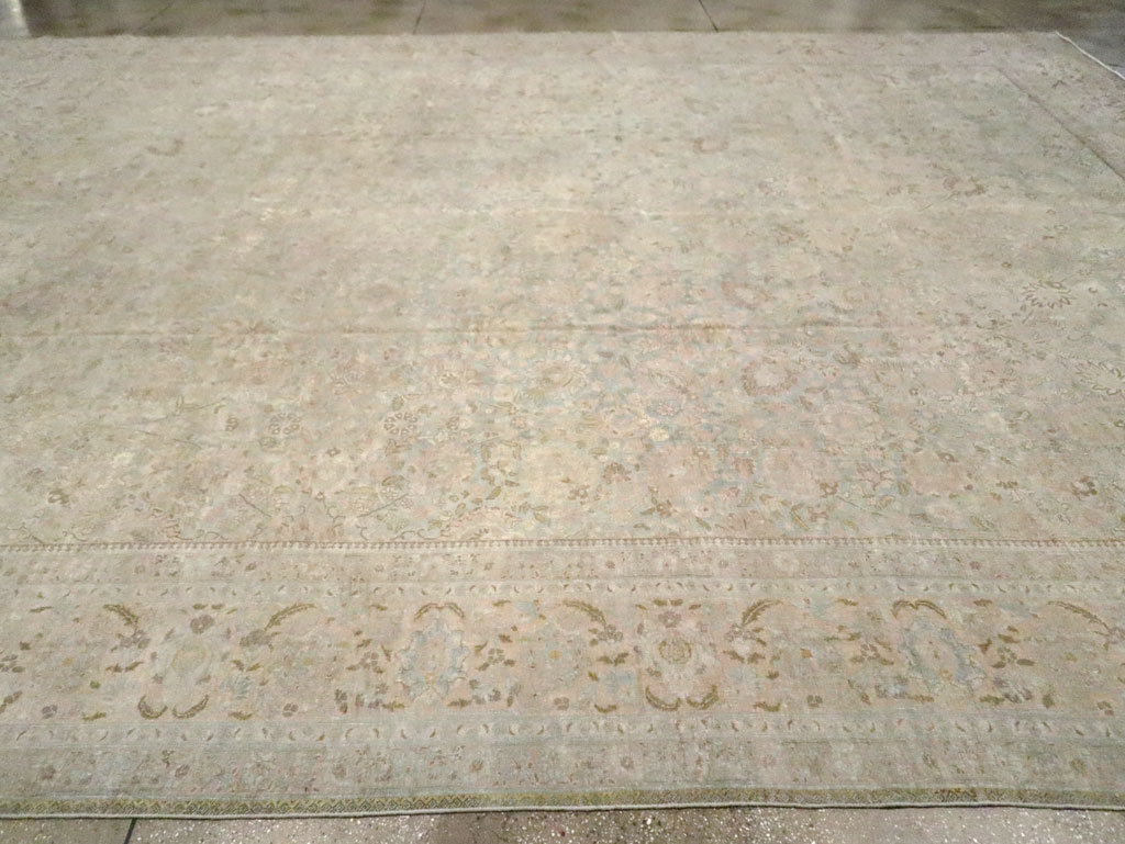 Antique Persian Tabriz Carpet, No.24516 - Galerie Shabab