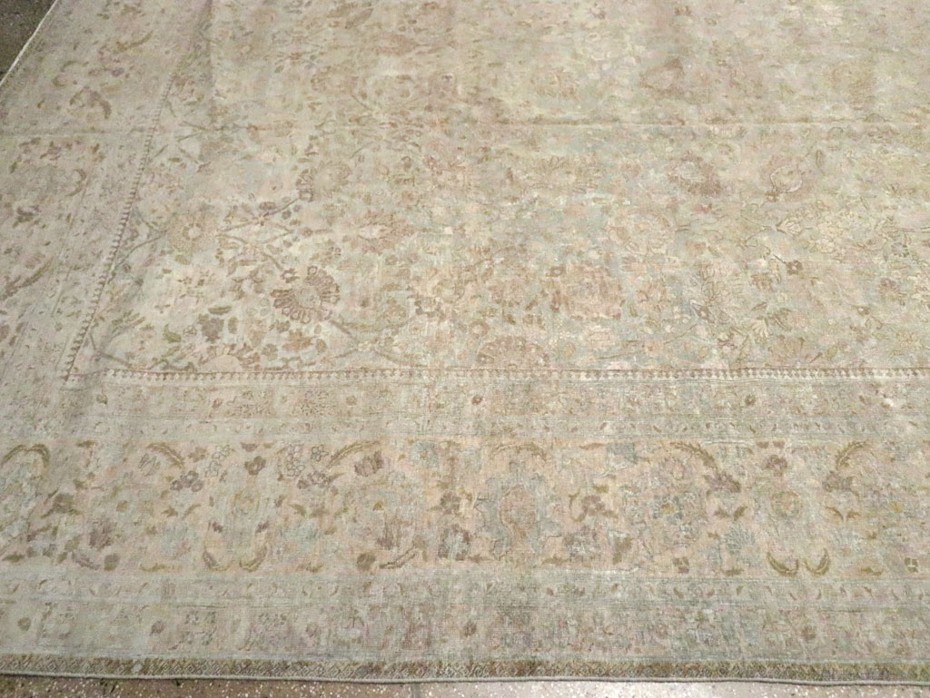 Antique Persian Tabriz Carpet, No.24516 - Galerie Shabab
