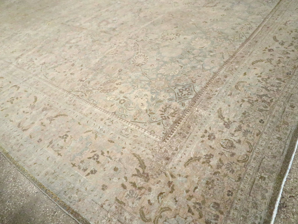 Antique Persian Tabriz Carpet, No.24516 - Galerie Shabab