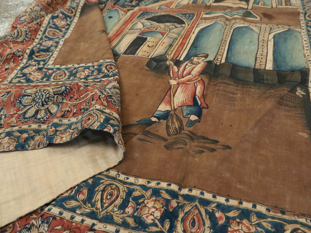 Vintage Persian Pictorial Textile, No.24527 - Galerie Shabab