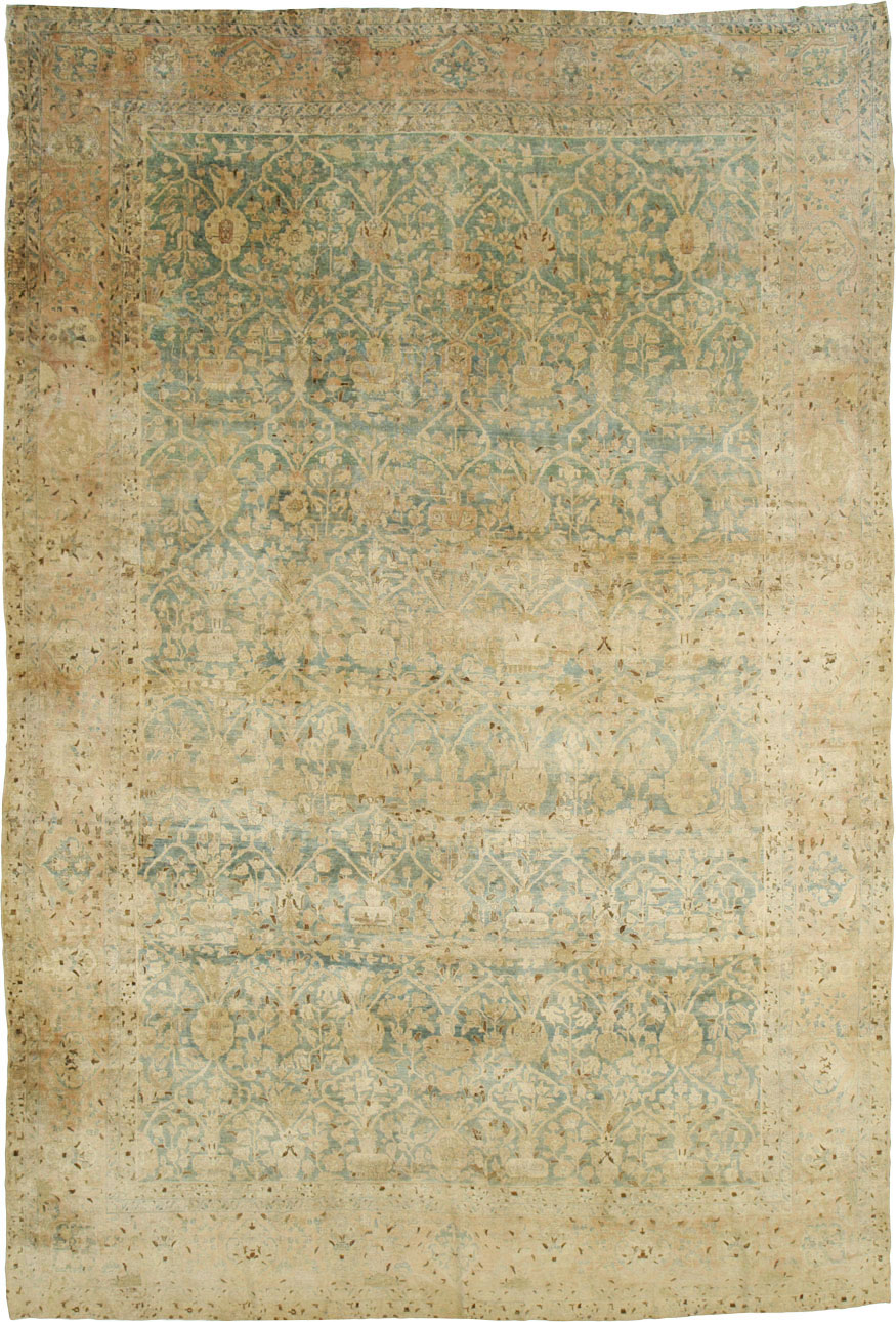 Antique Persian Tabriz Carpet, No.24529 - Galerie Shabab