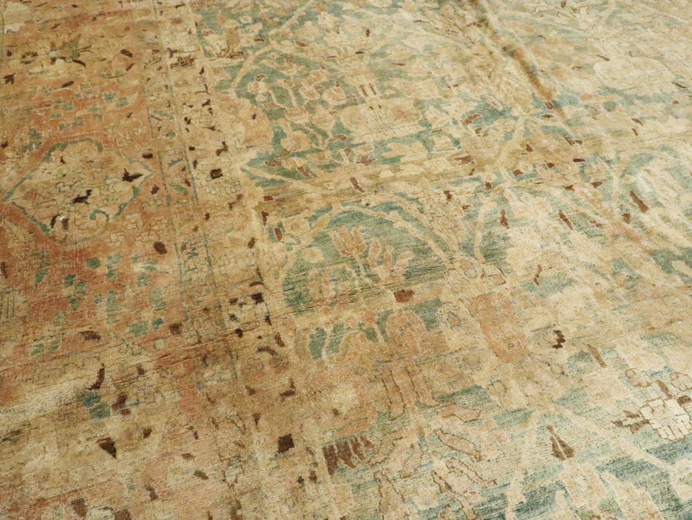 Antique Persian Tabriz Carpet, No.24529 - Galerie Shabab