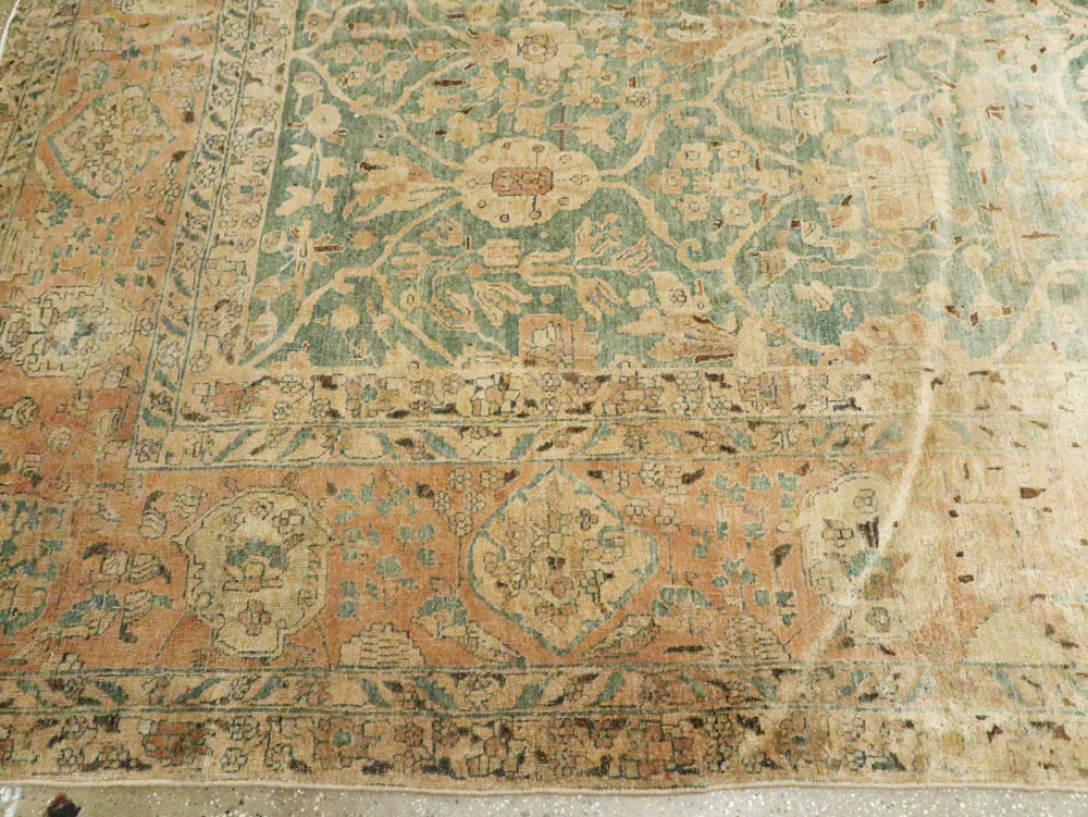 Antique Persian Tabriz Carpet, No.24529 - Galerie Shabab