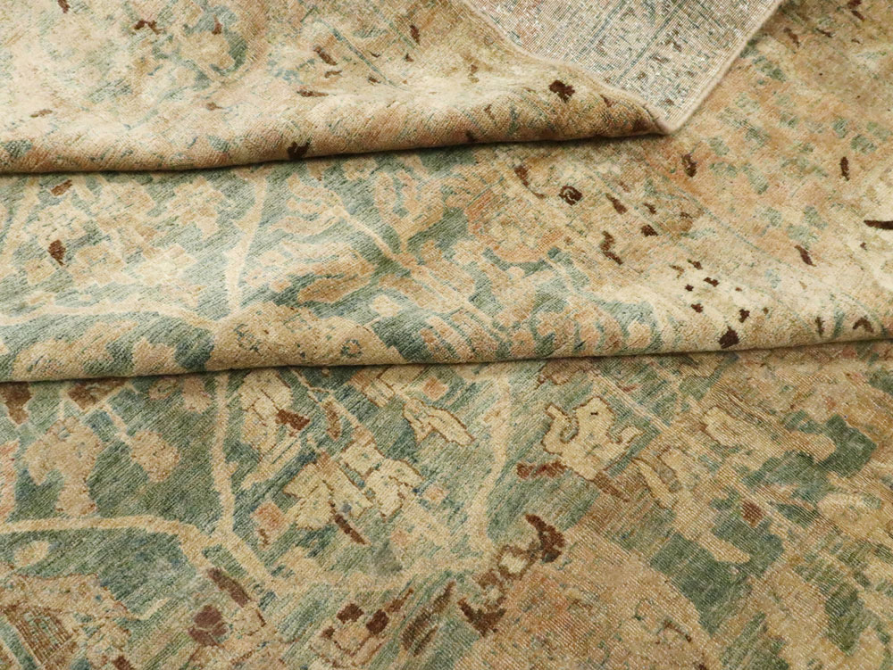 Antique Persian Tabriz Carpet, No.24529 - Galerie Shabab