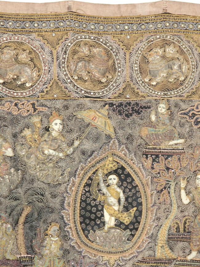 Vintage Burma Tapestry, No.24531 - Galerie Shabab