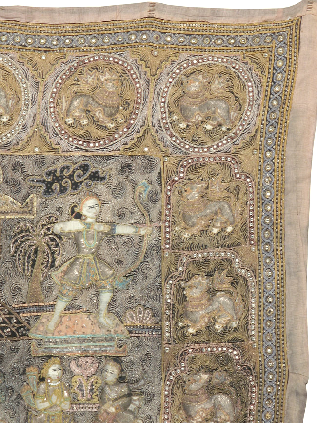 Vintage Burma Tapestry, No.24531 - Galerie Shabab