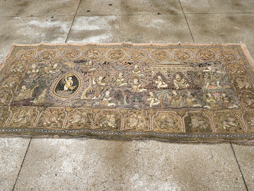 Vintage Burma Tapestry, No.24531 - Galerie Shabab