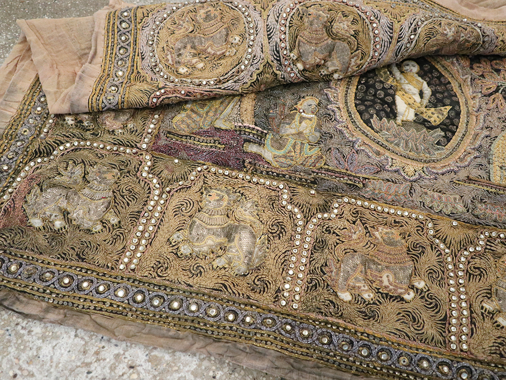 Vintage Burma Tapestry, No.24531 - Galerie Shabab