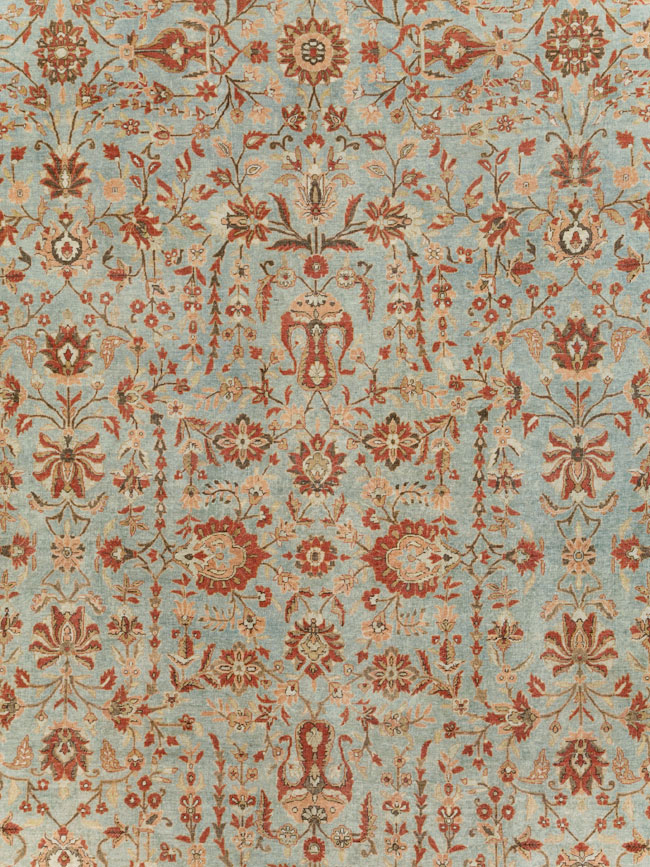 Antique Persian Kashan Oversize Carpet, No.24532 - Galerie Shabab