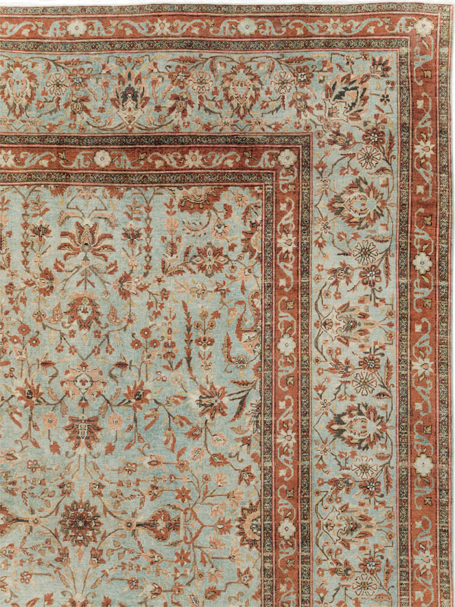 Antique Persian Kashan Oversize Carpet, No.24532 - Galerie Shabab