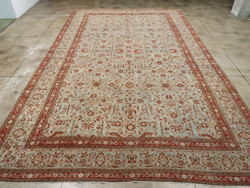 Antique Persian Kashan Oversize Carpet, No.24532 - Galerie Shabab
