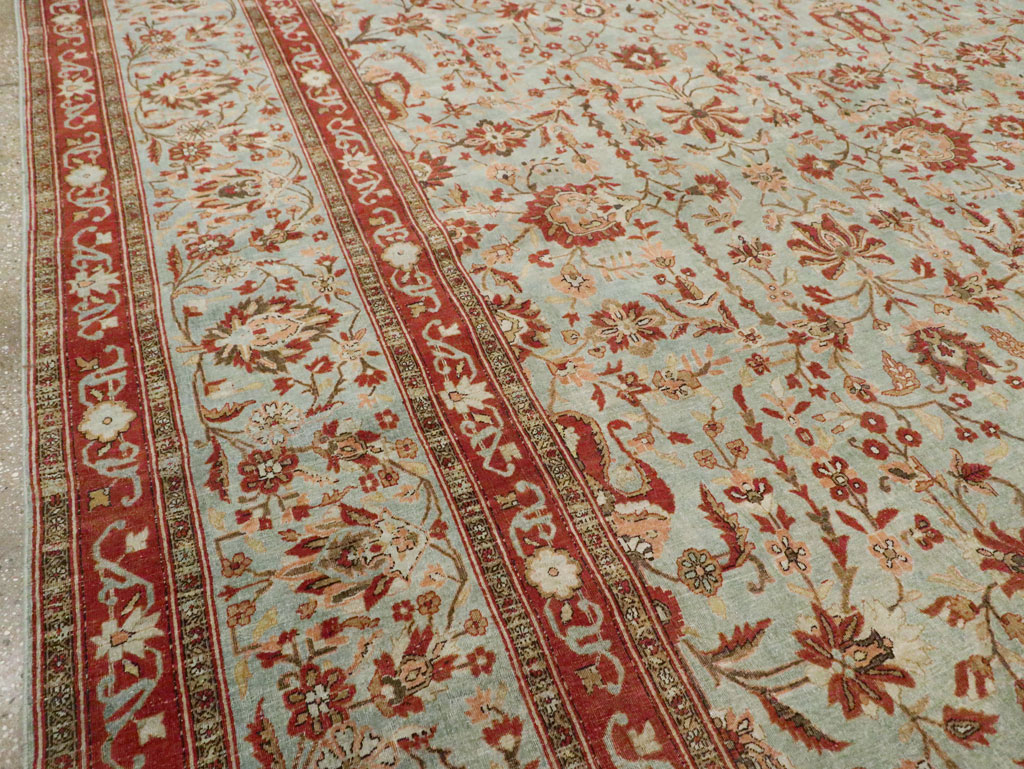 Antique Persian Kashan Oversize Carpet, No.24532 - Galerie Shabab