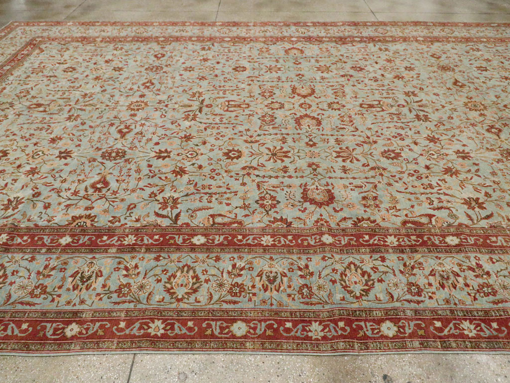 Antique Persian Kashan Oversize Carpet, No.24532 - Galerie Shabab