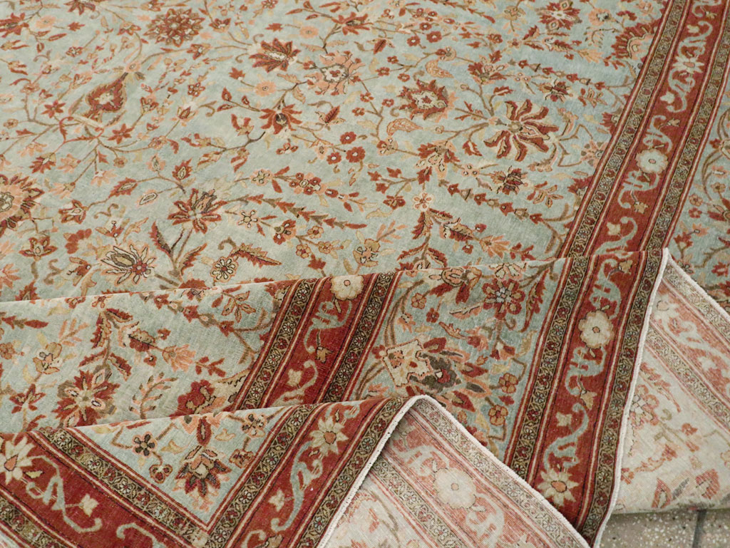 Antique Persian Kashan Oversize Carpet, No.24532 - Galerie Shabab