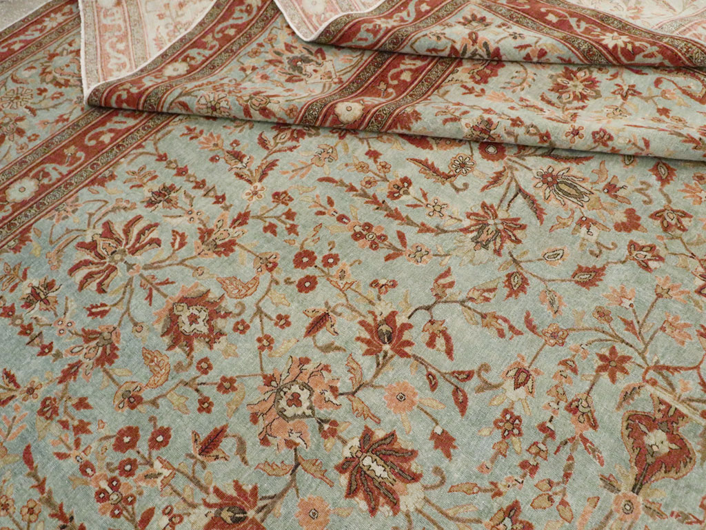 Antique Persian Kashan Oversize Carpet, No.24532 - Galerie Shabab