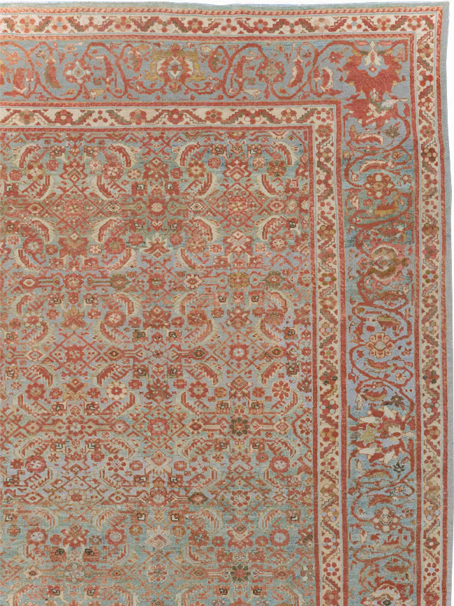 Antique Persian Malayer Large Carpet, No.24537 - Galerie Shabab
