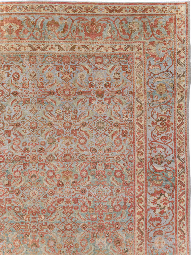 Antique Persian Malayer Large Carpet, No.24537 - Galerie Shabab