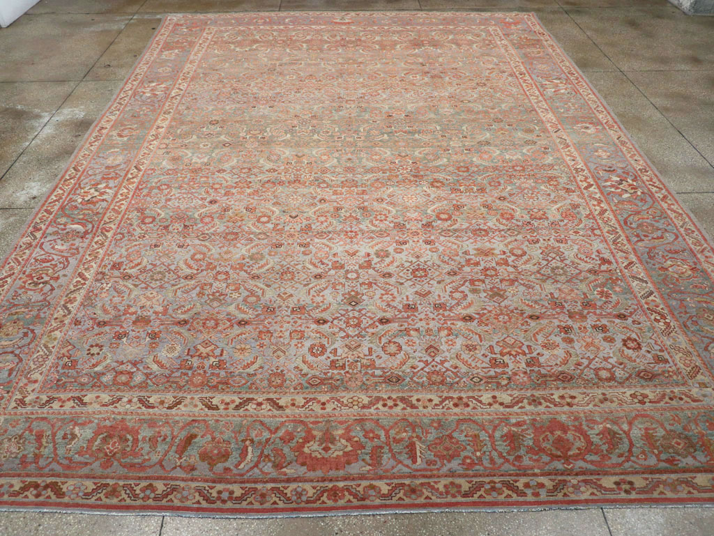 Antique Persian Malayer Large Carpet, No.24537 - Galerie Shabab