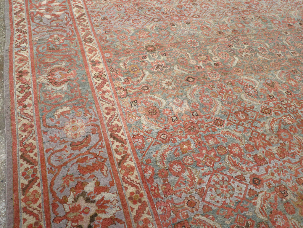 Antique Persian Malayer Large Carpet, No.24537 - Galerie Shabab