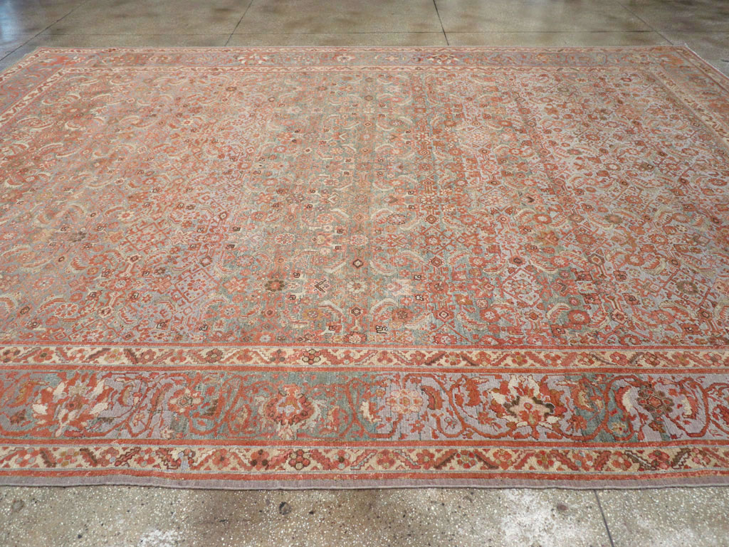Antique Persian Malayer Large Carpet, No.24537 - Galerie Shabab
