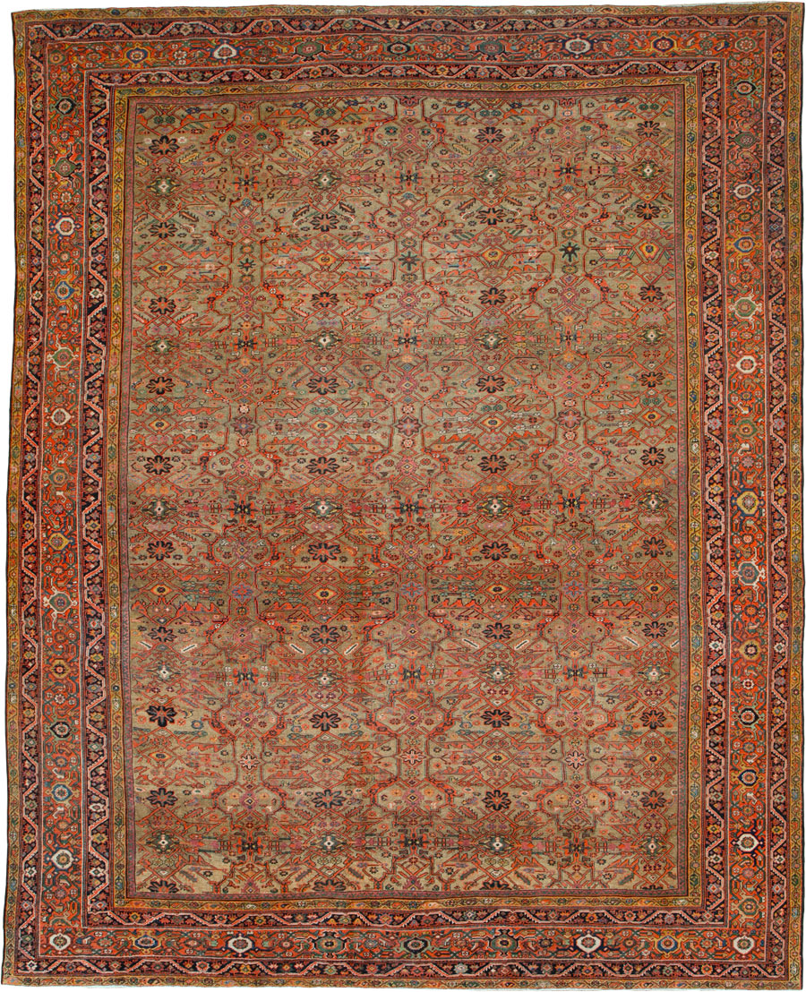 Antique Persian Mahal Carpet, No.24540 - Galerie Shabab