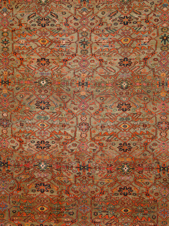 Antique Persian Mahal Carpet, No.24540 - Galerie Shabab