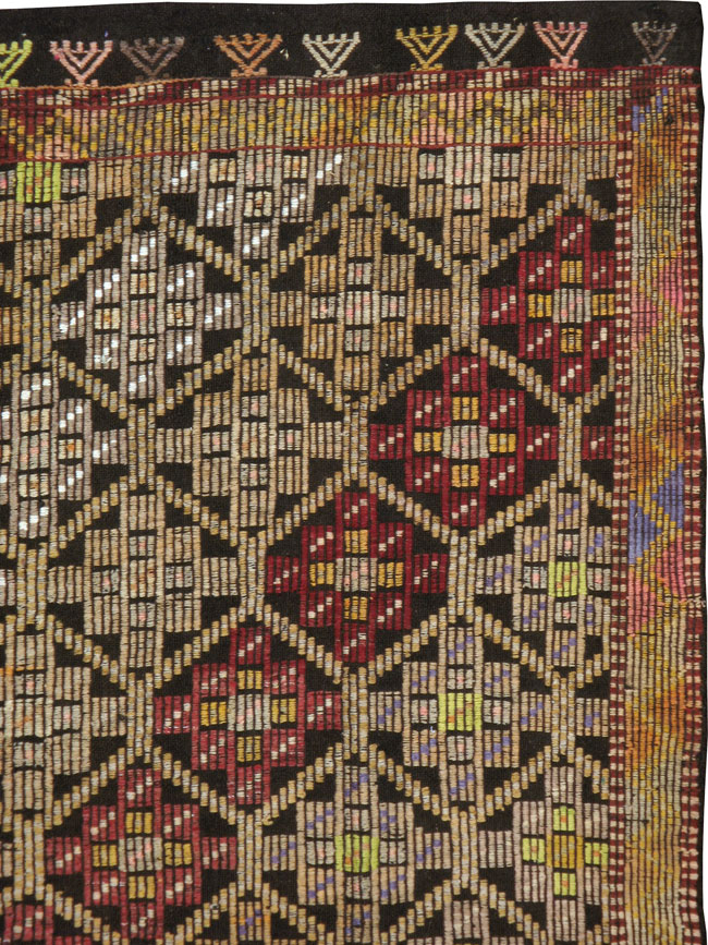 Vintage Turkish Flatweave, No.24544 - Galerie Shabab