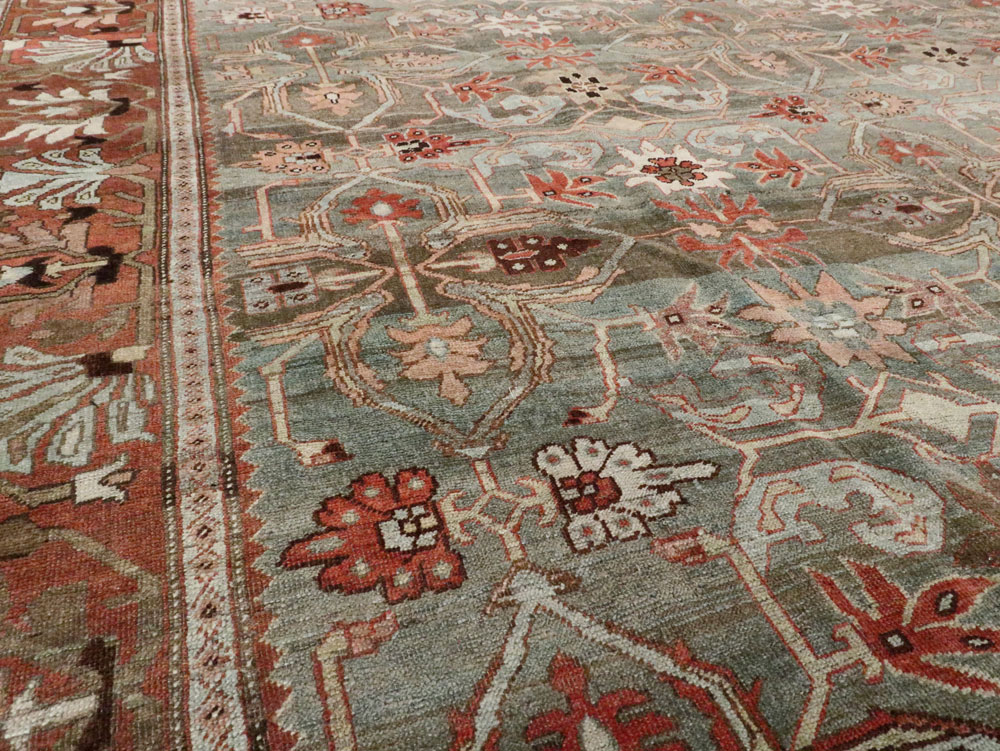 Antique Persian Bidjar Carpet, No.24545 - Galerie Shabab