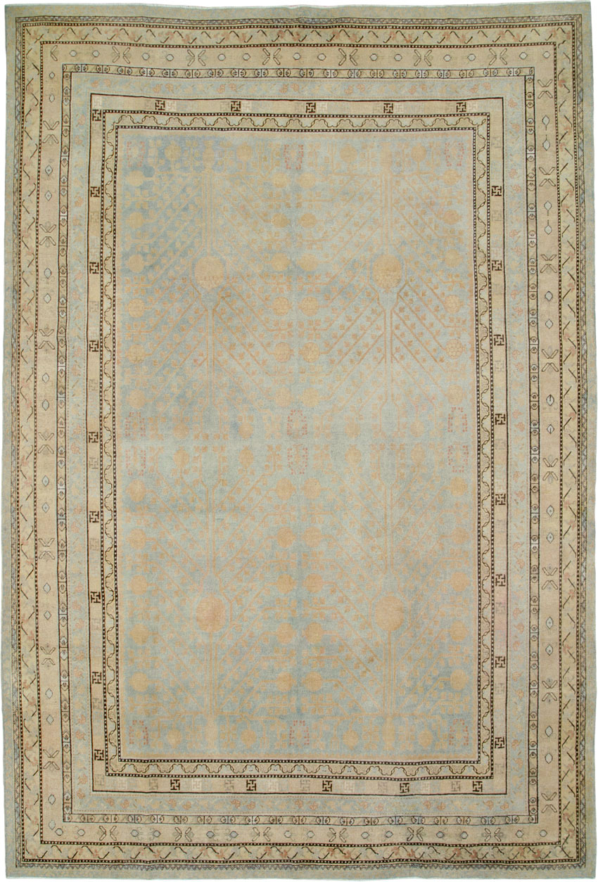 Antique East Turkestan Khotan Carpet, No.24546 - Galerie Shabab
