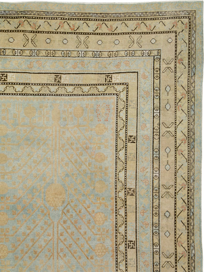 Antique East Turkestan Khotan Carpet, No.24546 - Galerie Shabab