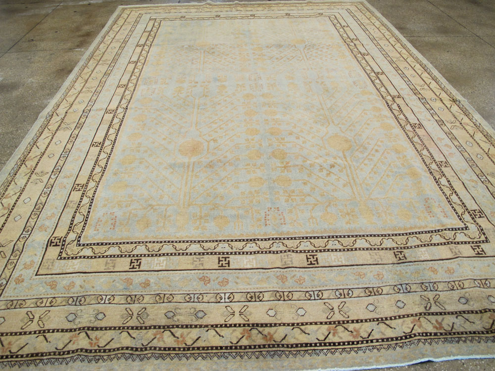Antique East Turkestan Khotan Carpet, No.24546 - Galerie Shabab
