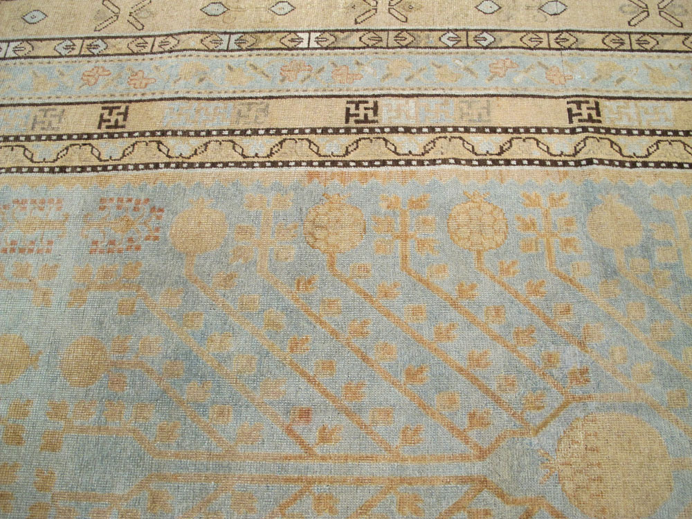 Antique East Turkestan Khotan Carpet, No.24546 - Galerie Shabab