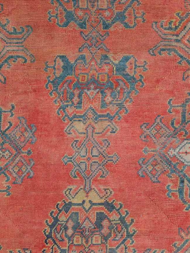 Antique Turkish Oushak Gallery Carpet, No.24548 - Galerie Shabab