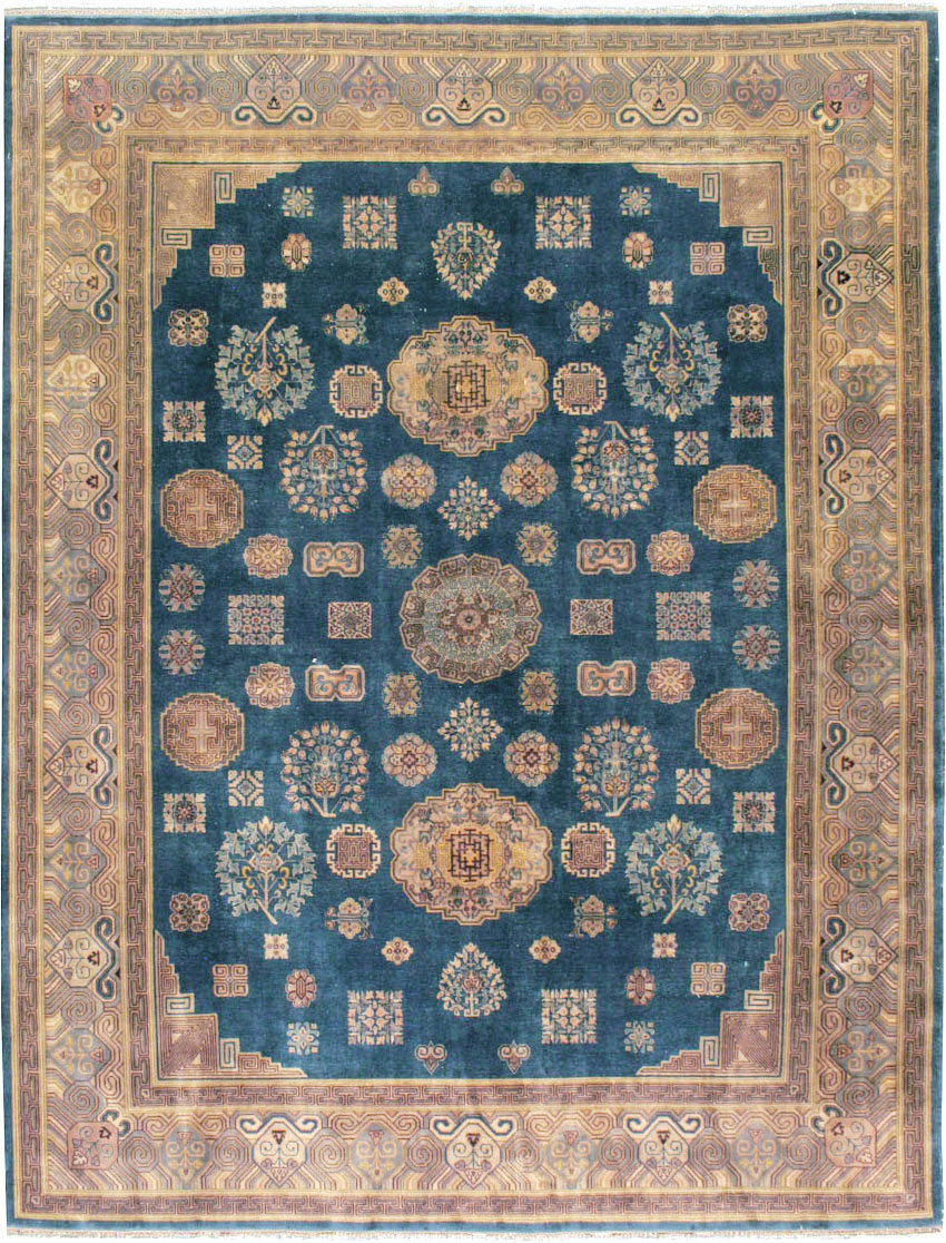 Vintage East Turkestan Khotan Rug, No.24552 - Galerie Shabab