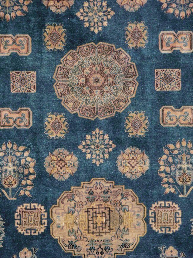 Vintage East Turkestan Khotan Rug, No.24552 - Galerie Shabab