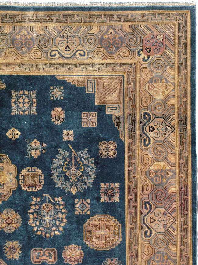 Vintage East Turkestan Khotan Rug, No.24552 - Galerie Shabab