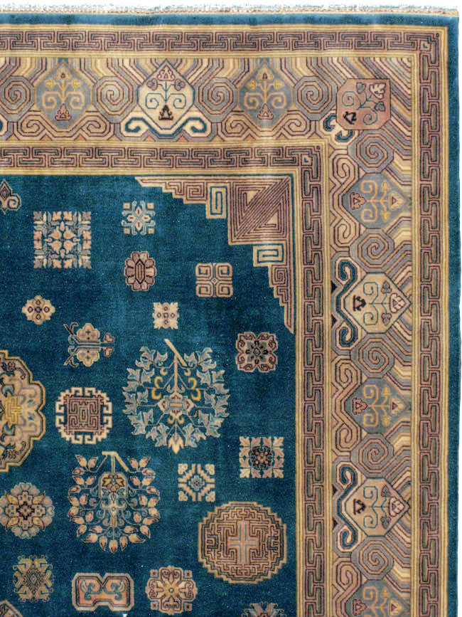 Vintage East Turkestan Khotan Rug, No.24552 - Galerie Shabab