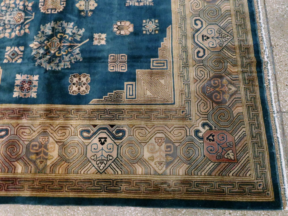 Vintage East Turkestan Khotan Rug, No.24552 - Galerie Shabab