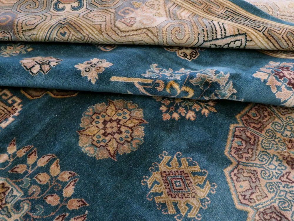 Vintage East Turkestan Khotan Rug, No.24552 - Galerie Shabab