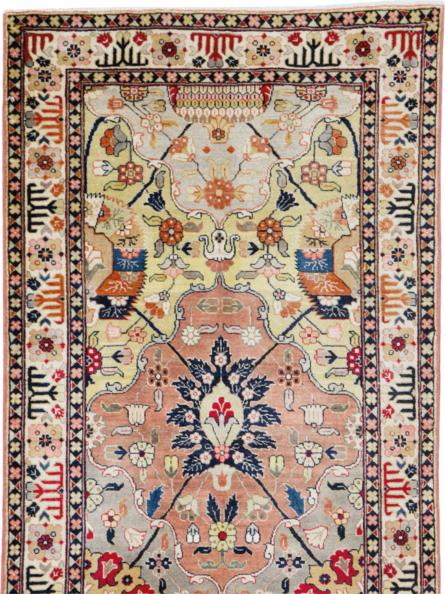 Vintage Persian Tabriz Runner, No.24553 - Galerie Shabab