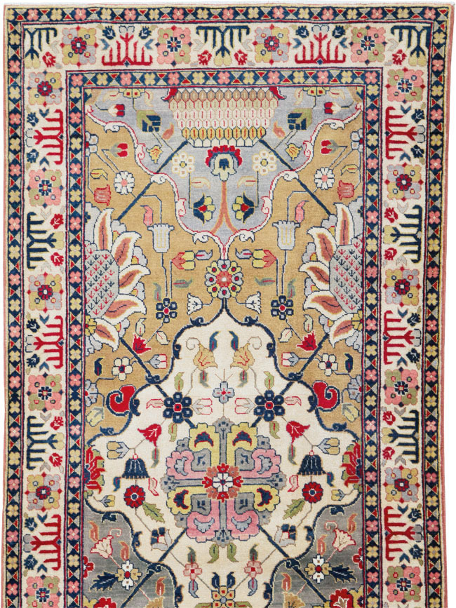 Vintage Persian Tabriz Runner, No.24553 - Galerie Shabab