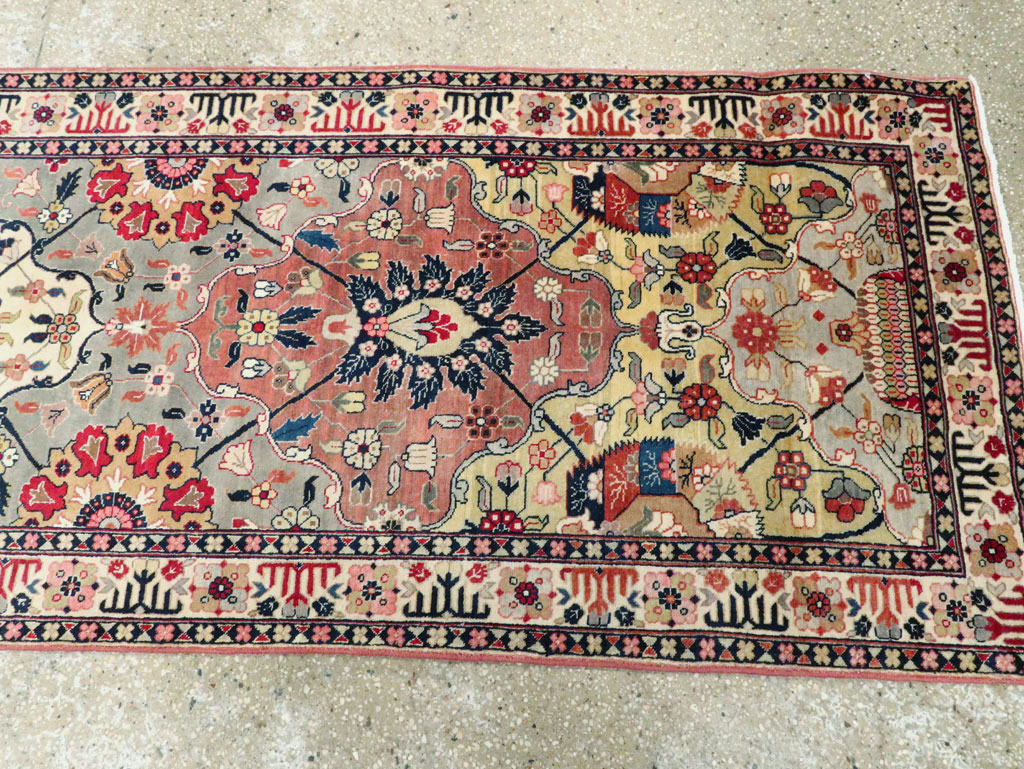 Vintage Persian Tabriz Runner, No.24553 - Galerie Shabab