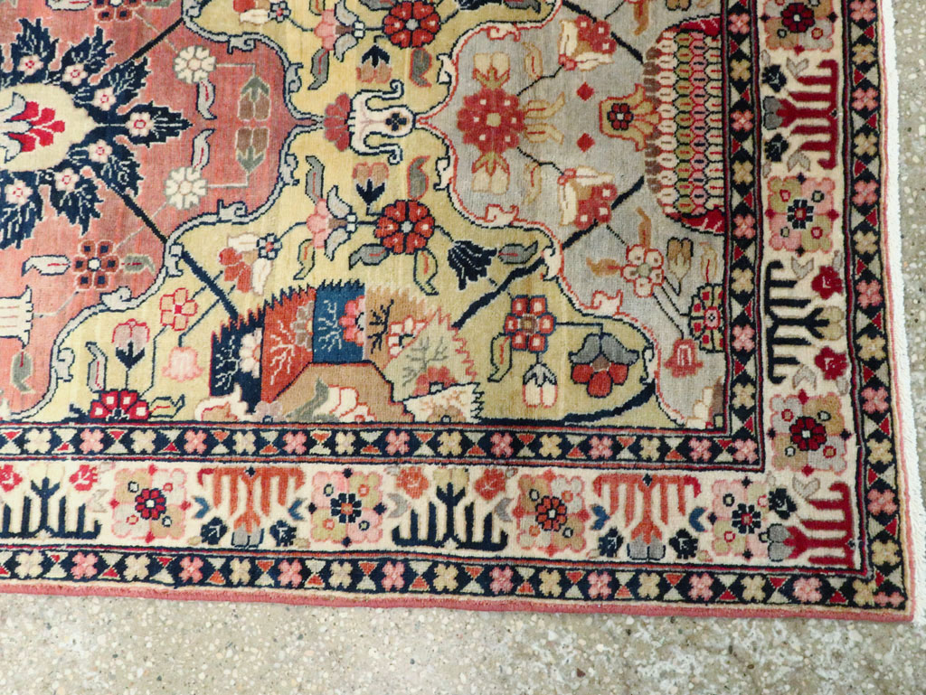 Vintage Persian Tabriz Runner, No.24553 - Galerie Shabab