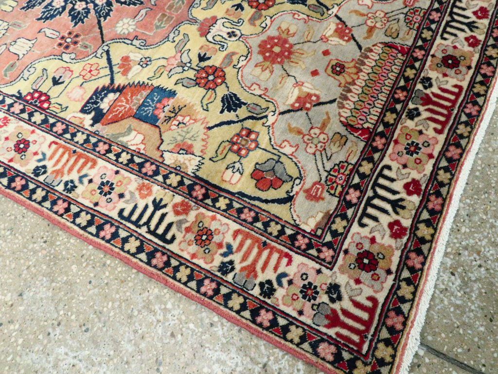 Vintage Persian Tabriz Runner, No.24553 - Galerie Shabab